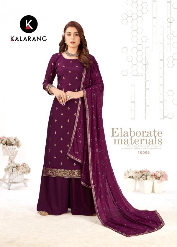 Kalarang Palvi Muslin Dola Designer Exclusive Slawar Suit